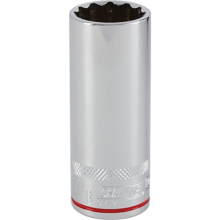 Channellock 1/2 In. Drive 7/8 In. 12-Point Deep Standard Socket 327275